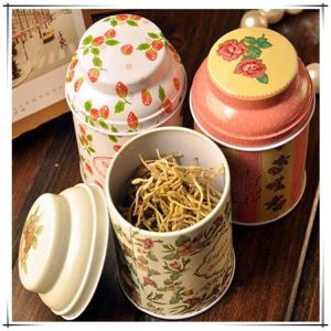 Lagerung Container Vintage Stil Blume Serie Tee Box Tin Box Case, Veranstalter Eisen Aufbewahrungskoffer
