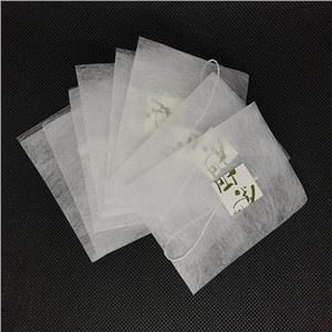 58 * 70mm Pyramide biologisch abbaubar Mais Faser Non Woven Teebeutel